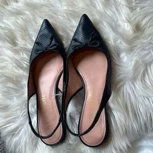 kate spade Shoes Kate Spade Veronica Flats Navy Pointed